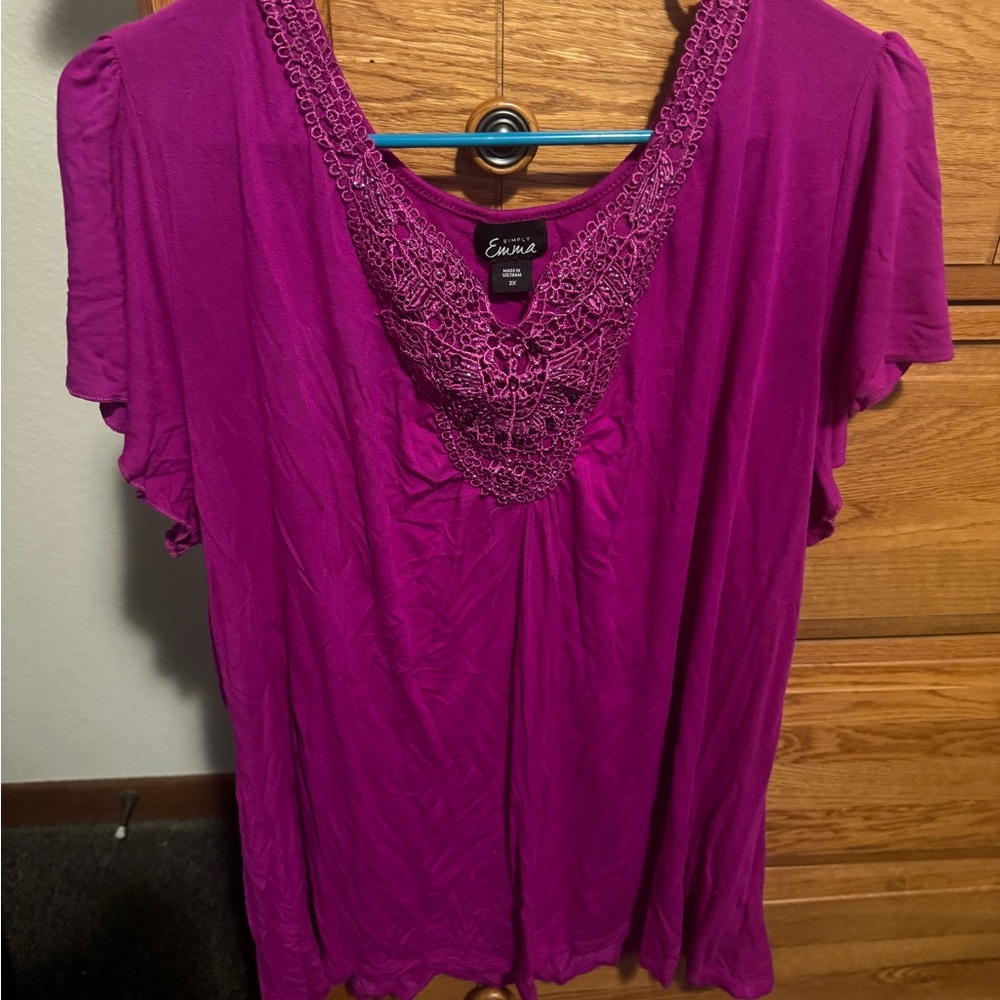Women's Purple Top